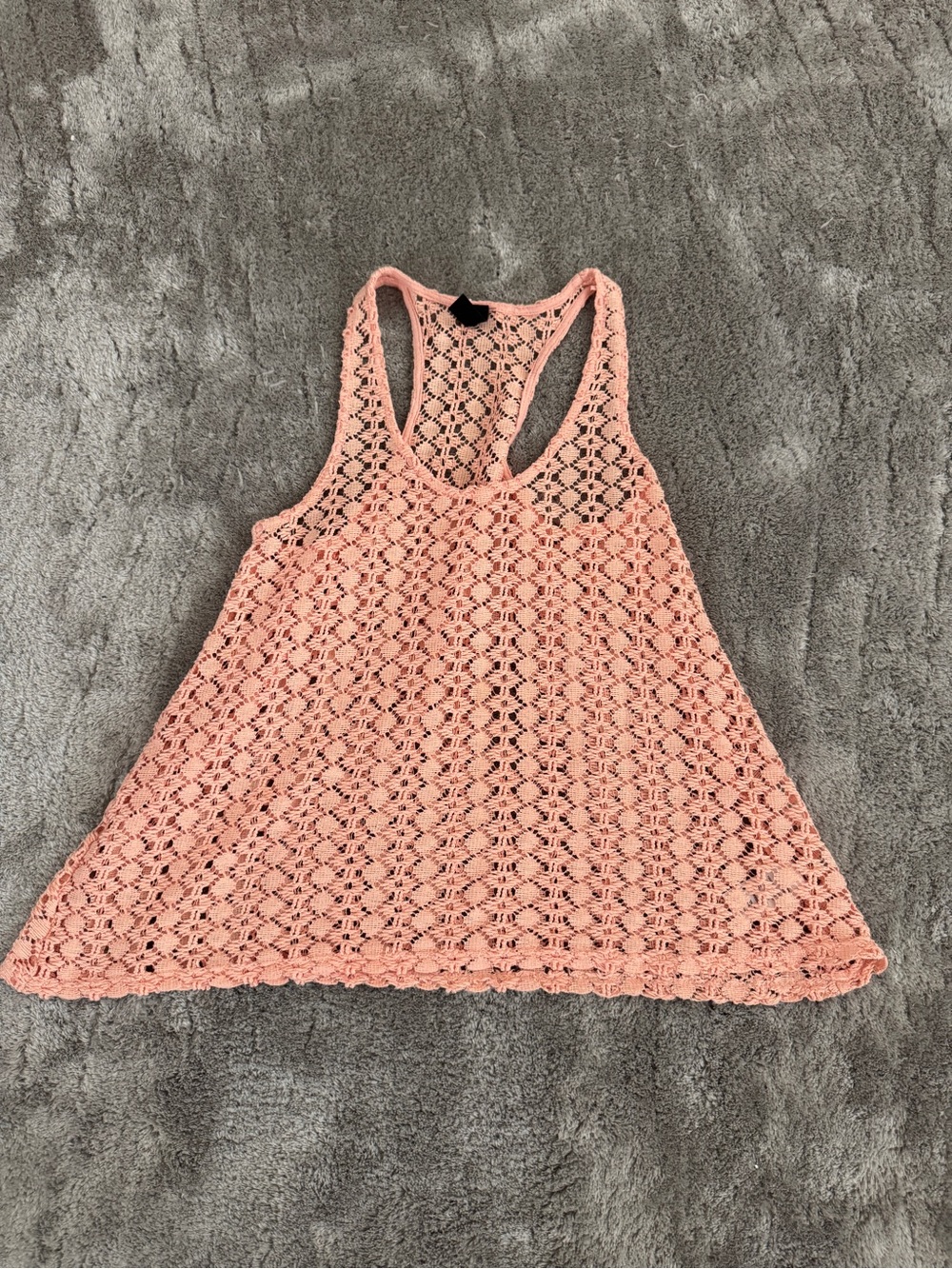 Nollie Coral Crochet Racerback Tank Top